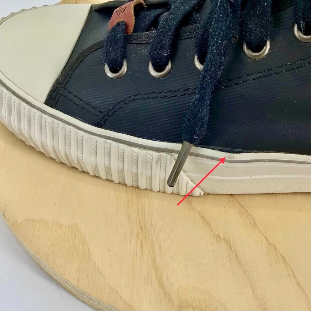 PF Flyers Men's/Women's Coated Canvas Hi Casual Sneaker Men's Sz 12/ Women 13.5 - Picture 12 of 16